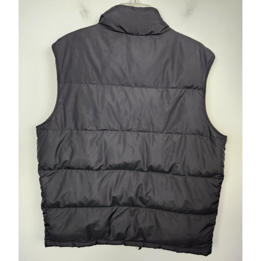 Lands' End Men's Sz. L Black Lightweight Full Zip Down Vest - Picture 5 of 5